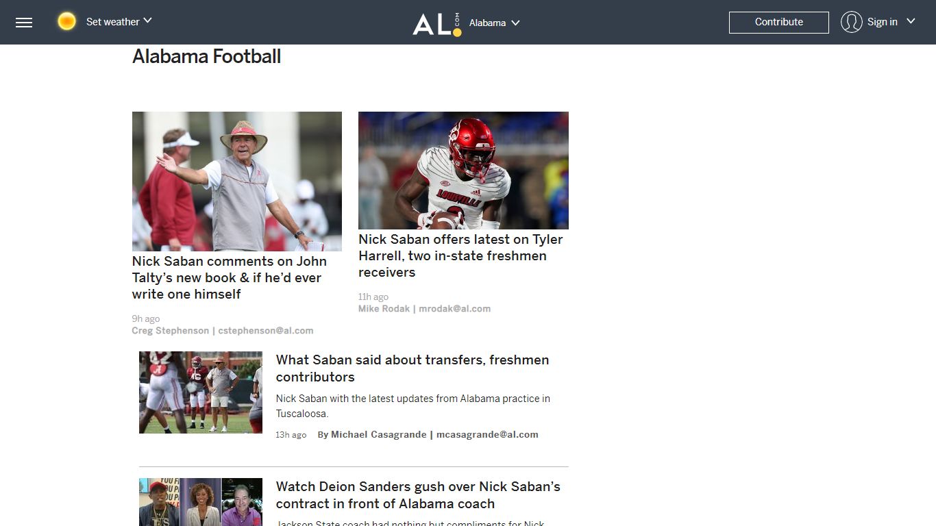Alabama Football | Alabama Crimson Tide Football - al.com